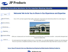 Tablet Screenshot of jpproducts.com